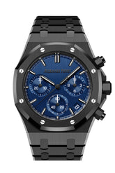 Audemars Piguet Royal Oak 41 Blue Dial Black Ceramic Watch 26240Ce.oo.1225Ce.98